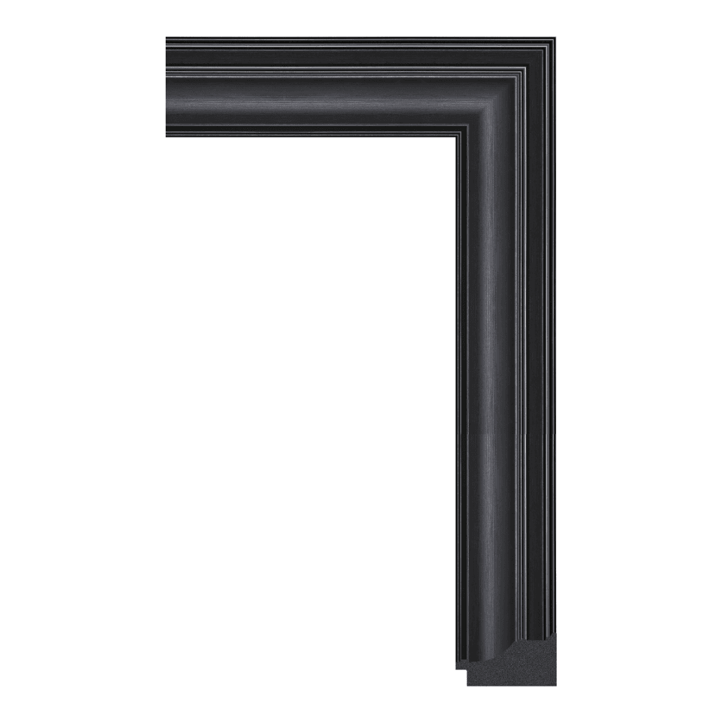 7916-112T — 6cm Schwarz PS Bilderrahmenleiste