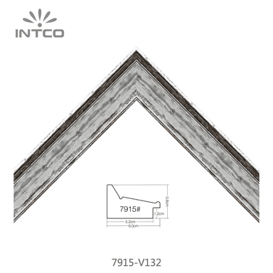 7915-V132 — 6cm Prateado PS Moldura para Quadro