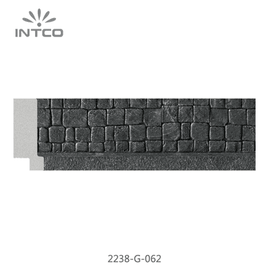 2238-G-062 — 4cm Schwarz PS Bilderrahmenleiste