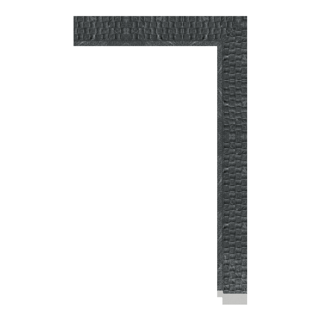 2238-F-062 — 4cm Schwarz PS Bilderrahmenleiste