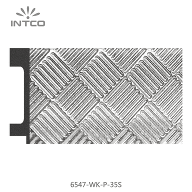 6547-WK-P-35S — 7.5cm Silber PS Bilderrahmenleiste