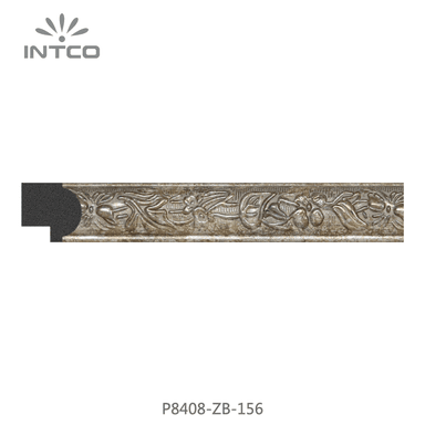 P8408-ZB-156 — 2.05cm Silber PS Bilderrahmenleiste