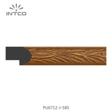 PU6712-J-585 — 2.54cm Dorado PS Moldura para Marco de Fotos