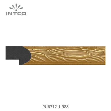 PU6712-J-988 — 2.54cm Doré PS Baguette d'Encadrement