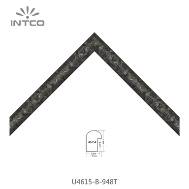 U4615-B-948T — 3.1cm Bronze PS Bilderrahmenleiste