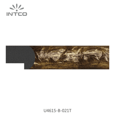 U4615-B-021T — 3.1cm Dorado PS Moldura para Marco de Fotos