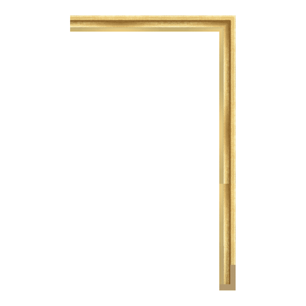 6501-M511T — 2.26cm Gold PS Bilderrahmenleiste