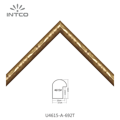 U4615-A-692T — 3.1cm Doré PS Baguette d'Encadrement