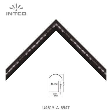 U4615-A-694T — 3.1cm Bronze PS Baguette d'Encadrement