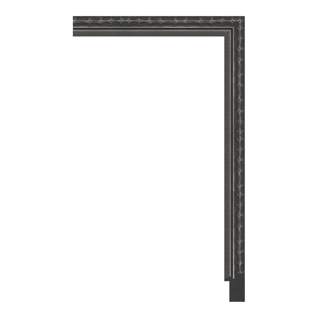 P7312-A-475S — 2.78cm Silber PS Bilderrahmenleiste