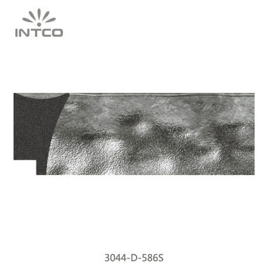 3044-D-586S — 4.63cm Silber PS Bilderrahmenleiste