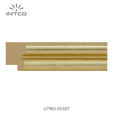 U7963-013GT — 3.81cm Gold PS Bilderrahmenleiste
