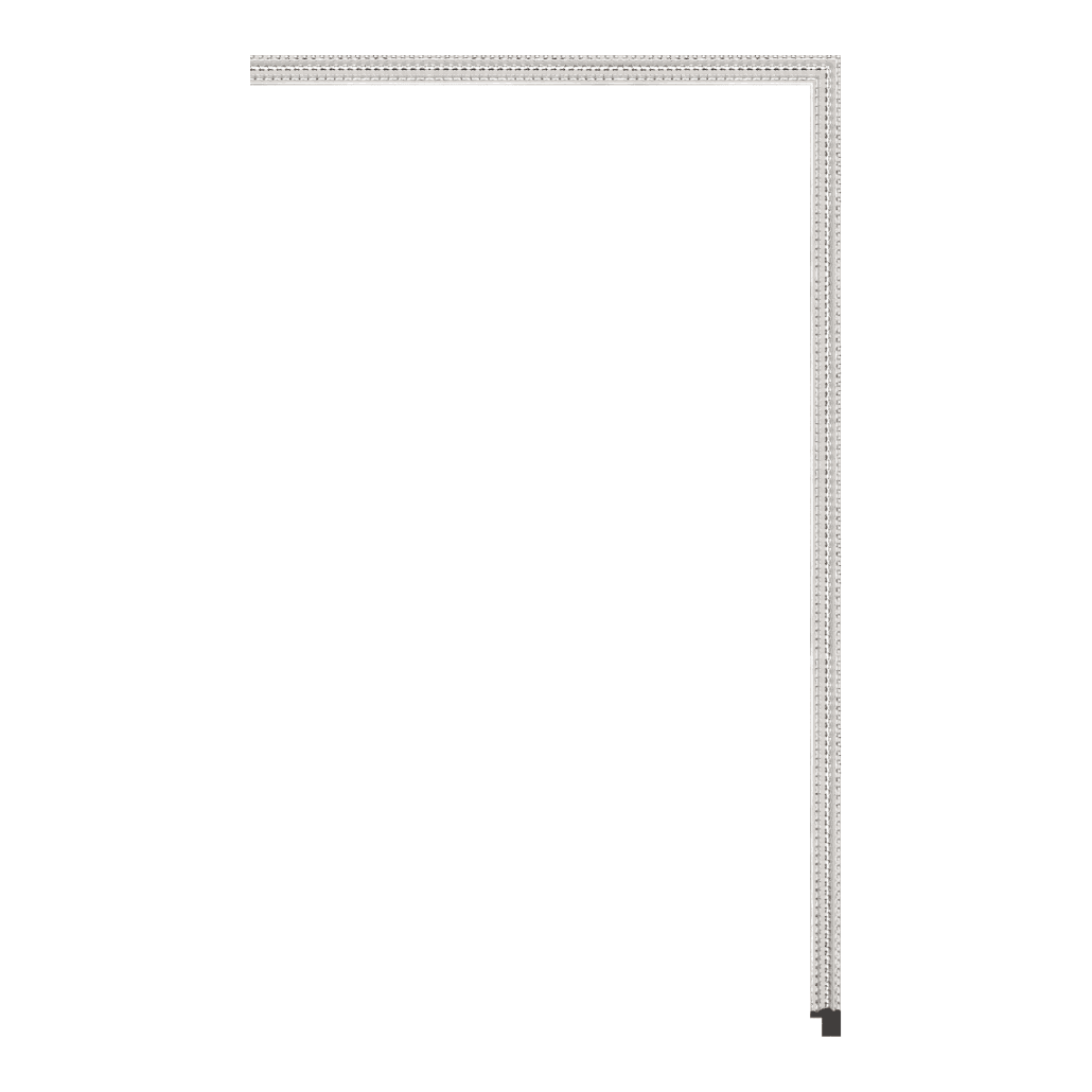 7968-A-019 — 1.2cm Argenté PS Baguette d'Encadrement