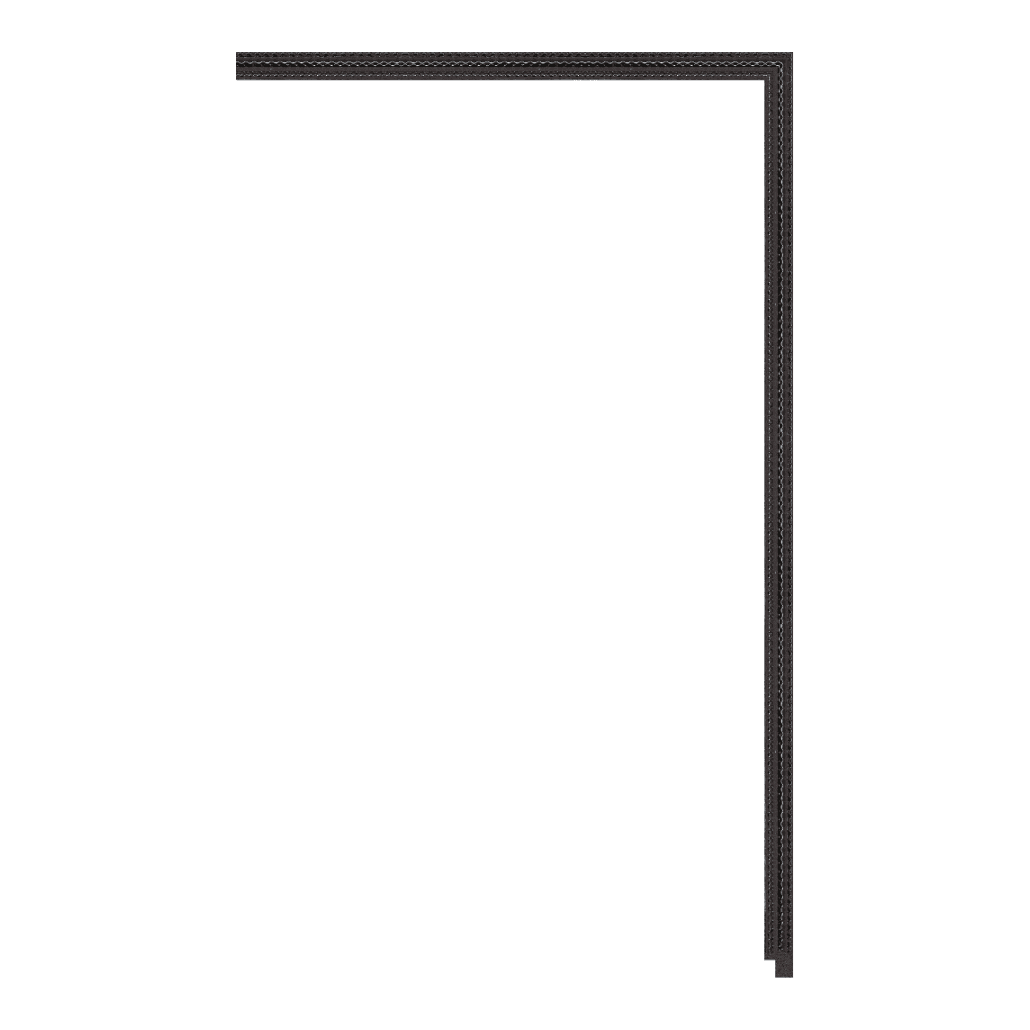 7968-A-269 — 1.2cm Noir PS Baguette d'Encadrement