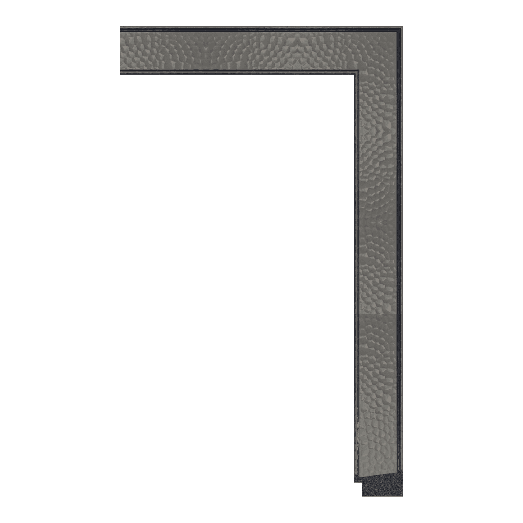 6203-B-315G — 4cm Argenté PS Baguette d'Encadrement
