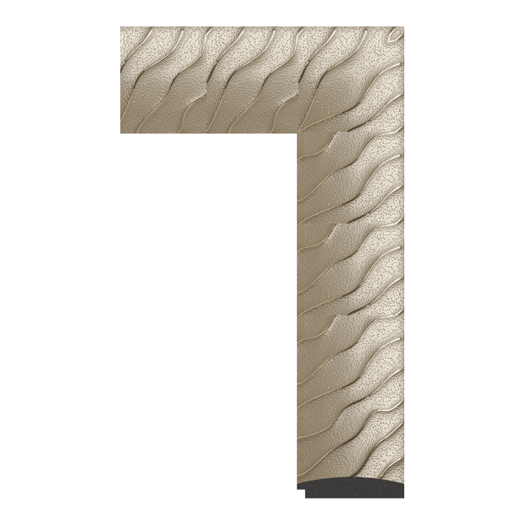 5954-WK-E-8116 — 8.8cm Gold PS Bilderrahmenleiste