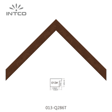 013-Q286T — 3.07cm Natur PS Bilderrahmenleiste