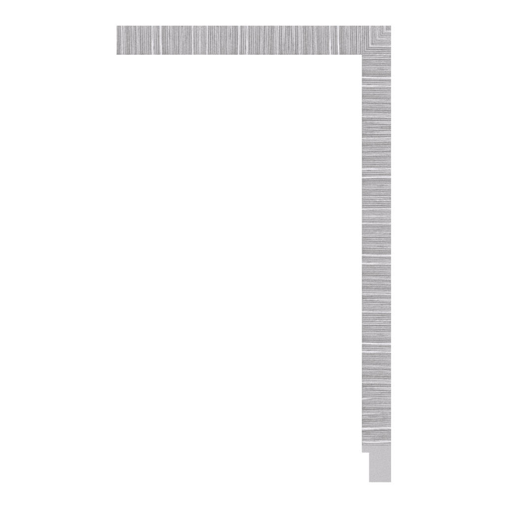 2149-ZH-274 — 2.54cm Natur PS Bilderrahmenleiste