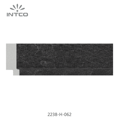 2238-H-062 — 4cm Negro PS Moldura para Marco de Fotos