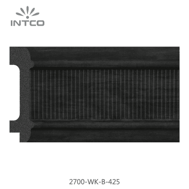 2700-WK-B-425 — 7.62cm Negro PS Moldura para Marco de Fotos