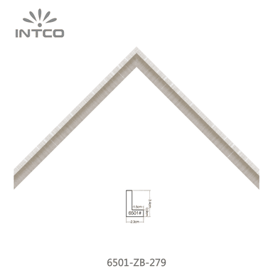 6501-ZB-279 — 2.26cm Natural PS Moldura para Quadro