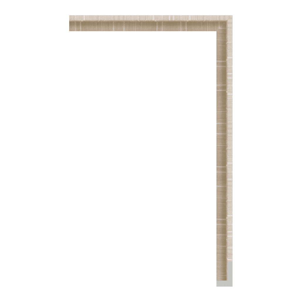 6501-ZB-278 — 2.26cm Natur PS Bilderrahmenleiste