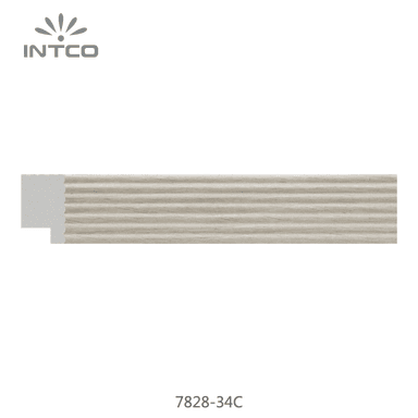 7828-34C — 2.51cm Natur PS Bilderrahmenleiste