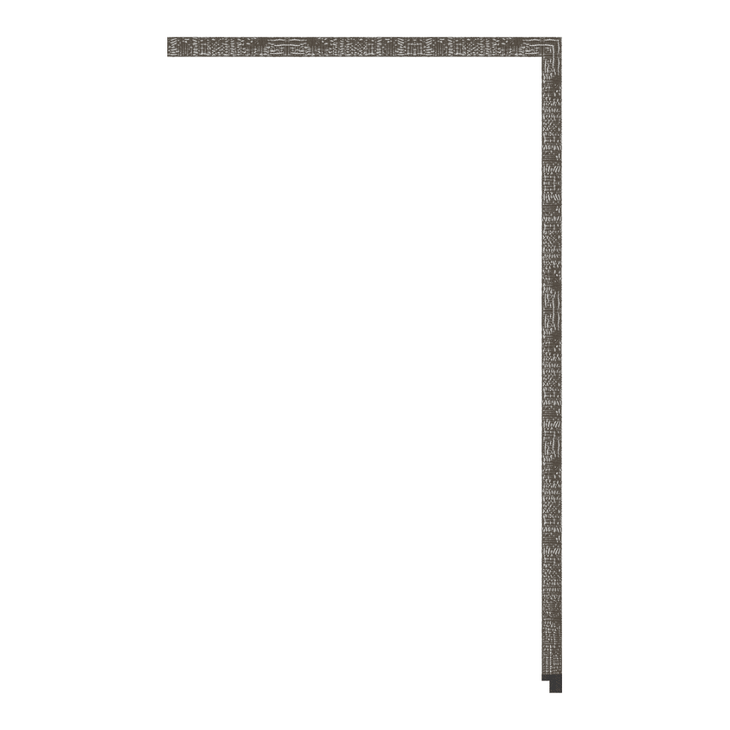 7840-B-GM1 — 1.2cm Argenté PS Baguette d'Encadrement