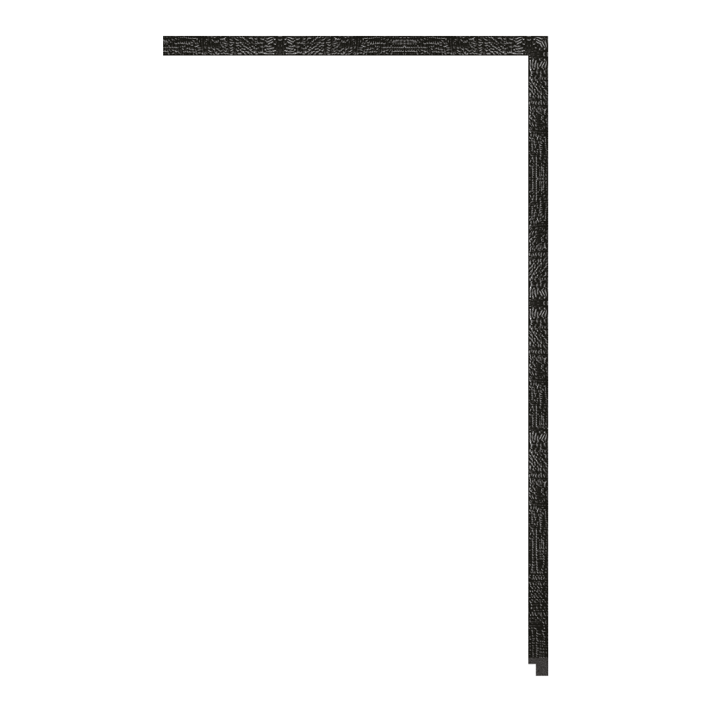 7840-B-229 — 1.2cm Argenté PS Baguette d'Encadrement