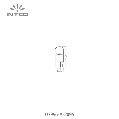 U7996-A-2095 — 2cm Natur PS Bilderrahmenleiste