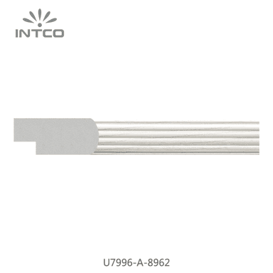 U7996-A-8962 — 2cm Branco PS Moldura para Quadro