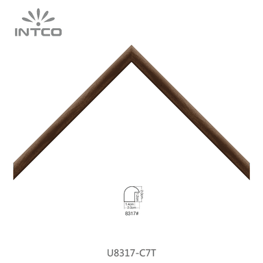U8317-C7T — 2.01cm Natur PS Bilderrahmenleiste