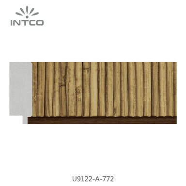 U9122-A-772 — 5.08cm Natur PS Bilderrahmenleiste
