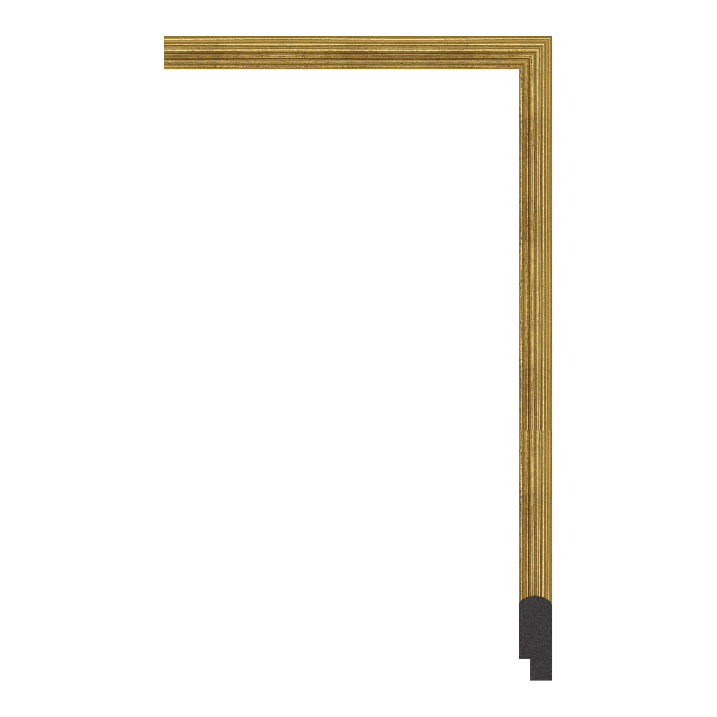 U7996-A-80G — 2cm Gold PS Bilderrahmenleiste