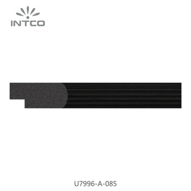 U7996-A-085 — 2cm Schwarz PS Bilderrahmenleiste