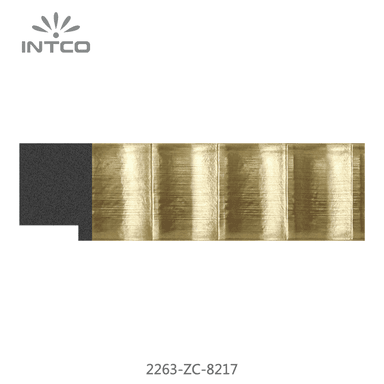 2263-ZC-8217 — 3.81cm Dorado PS Moldura para Marco de Fotos