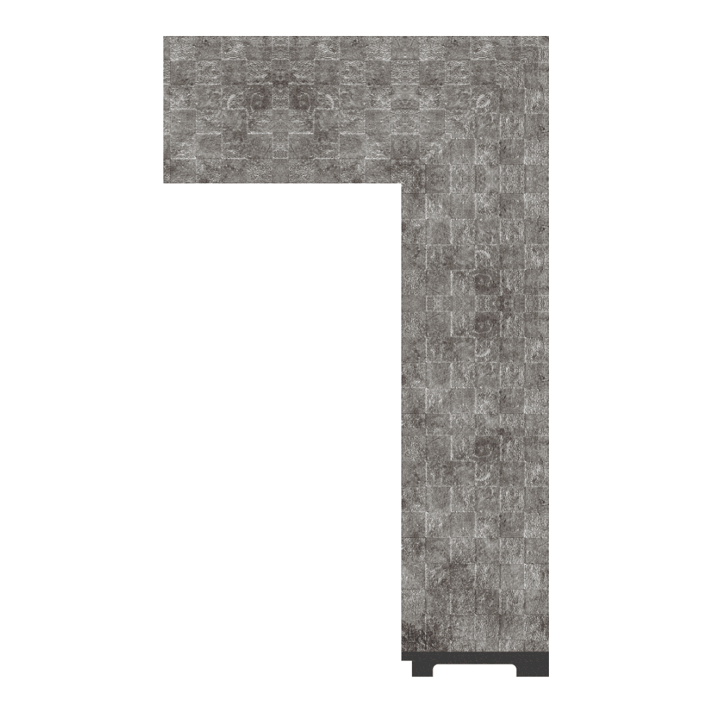 6248-WK-S-208 — 8.89cm Argenté PS Baguette d'Encadrement