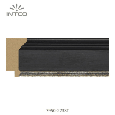 7950-223ST — 5cm Negro PS Moldura para Marco de Fotos