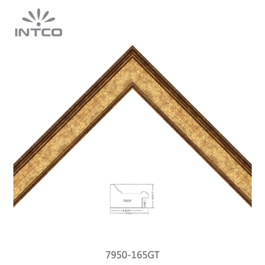 7950-165GT — 5cm Dourado PS Moldura para Quadro