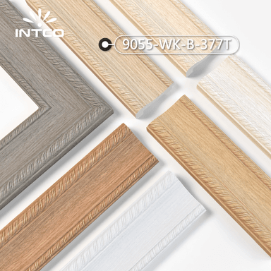 9055-WK-B-377T — 9.23cm Natural PS Picture Frame Moulding