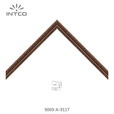 9069-A-911T — 2.5cm Natur PS Bilderrahmenleiste