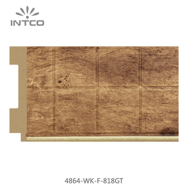 4864-WK-F-818GT — 7.62cm Natural PS Picture Frame Moulding
