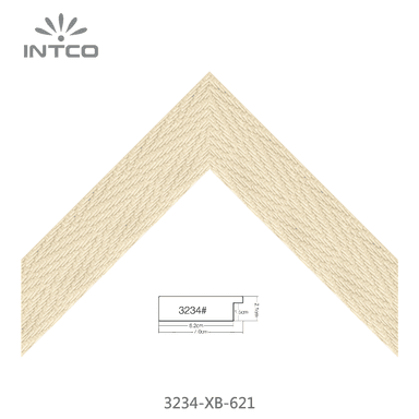 3234-XB-621 — 7.06cm Natural PS Picture Frame Moulding