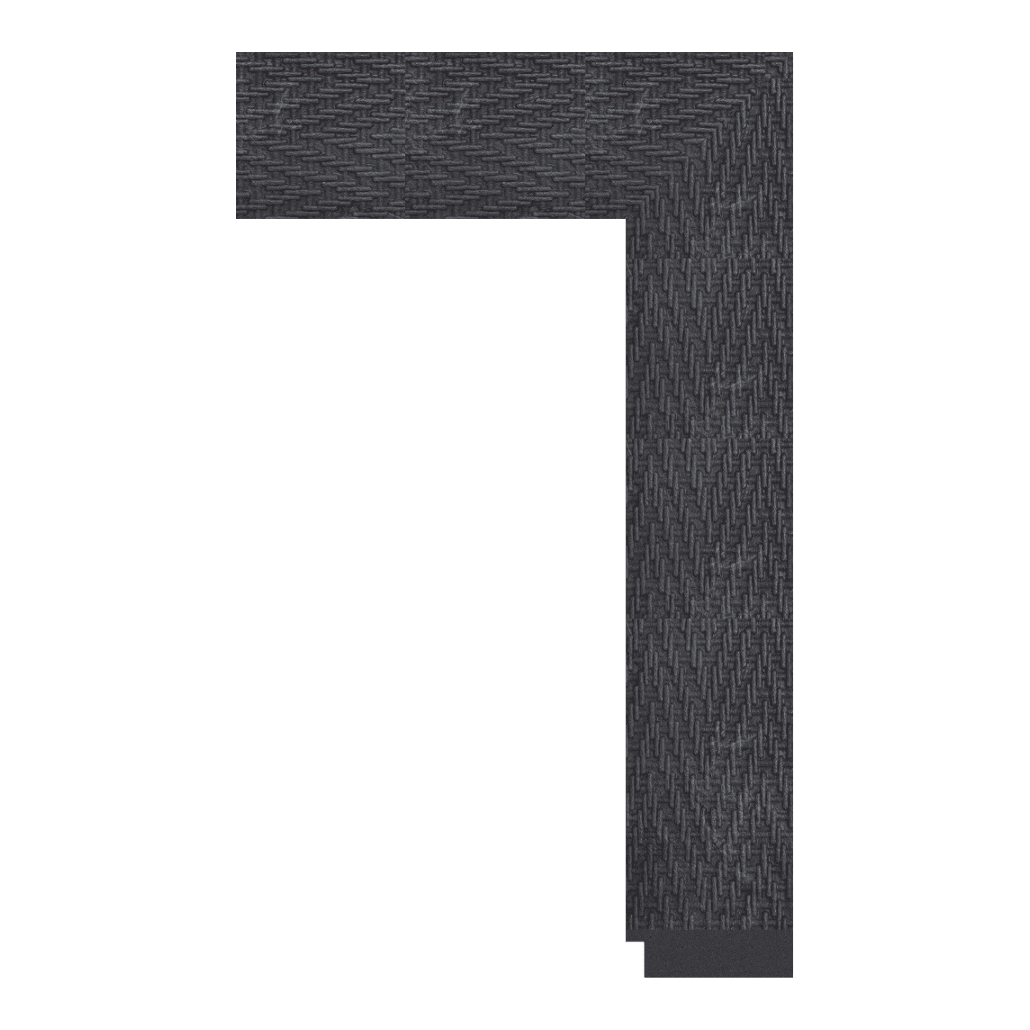 3234-XB-062 — 7.06cm Preto PS Moldura para Quadro