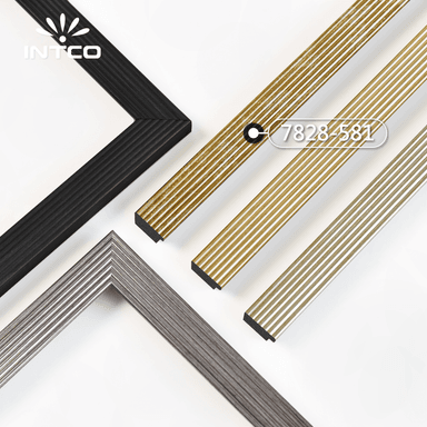 7828-581 — 2.51cm Gold PS Bilderrahmenleiste