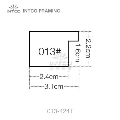 013 series PS picture frame moulding profile