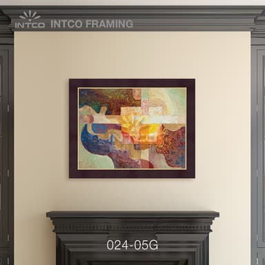 INTCO 024-05G mouldings for botanical subject wall art frames ideas