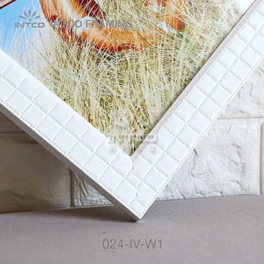 INTCO 024-IV-W1 white picture framing material
