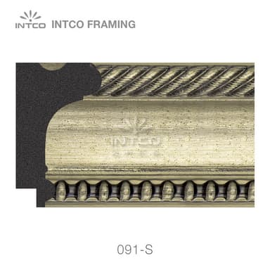 silver unfinished picture frame moulding