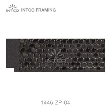 INTCO 1445-ZP-04 black picture frame moulding for sale by the foot